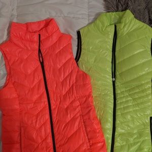 Neon Puffer Vests
